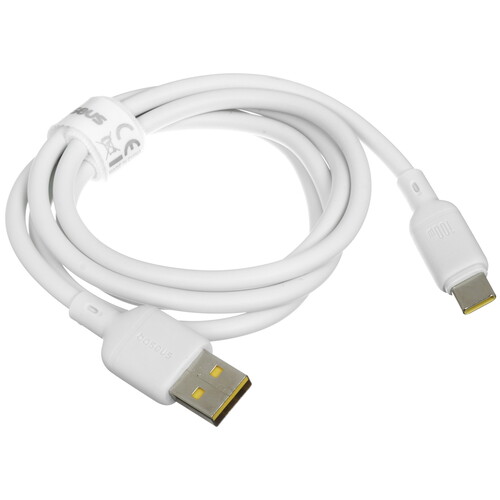 Купить Кабель круглый Baseus USB Type-C - USB 2.0 Type-A белый 1 м  5627450. Характеристики, отзывы и цены в Донецке