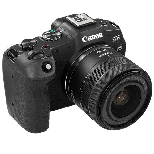 Купить Беззеркальный фотоаппарат Canon EOS R8 Kit RF 24-50mm черный  5421733. Характеристики, отзывы и цены в Донецке