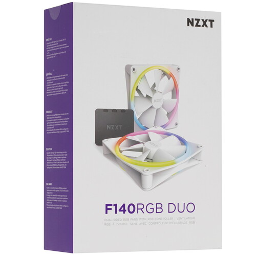 Купить Комплект вентиляторов NZXT F140 RGB DUO Double pack  5610394. Характеристики, отзывы и цены в Донецке