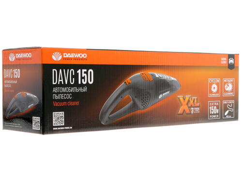 Купить Пылесос автомобильный Daewoo DAVC 150  1116858. Характеристики, отзывы и цены в Донецке