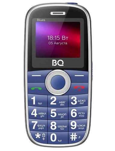 Купить Сотовый телефон BQ 1867 Blues синий/серебристый  9111931. Характеристики, отзывы и цены в Донецке