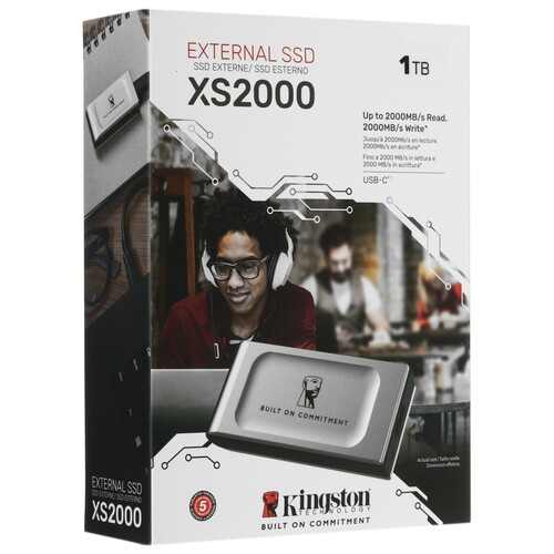 Купить 1000 ГБ Внешний SSD Kingston SXS2000/1000GA  5630566. Характеристики, отзывы и цены в Донецке