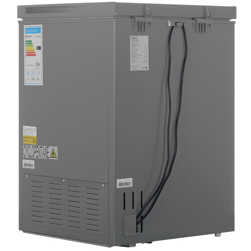 Купить Морозильный ларь DEXP CE-15AMA серый  9234665. Характеристики, отзывы и цены в Донецке