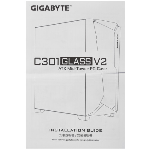 Купить Корпус GIGABYTE C301 GLASS V2  5621621. Характеристики, отзывы и цены в Донецке