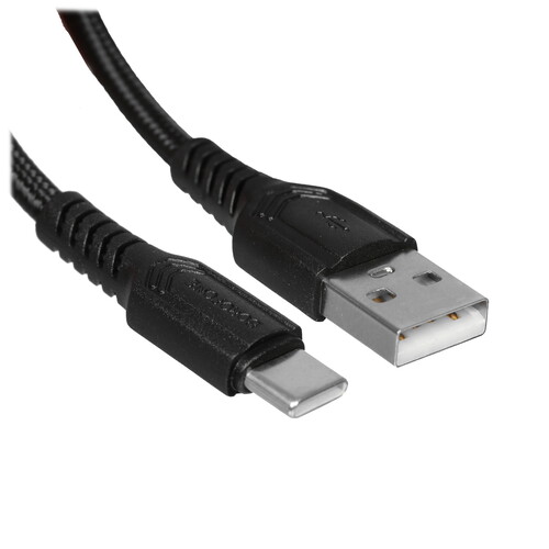 Купить Кабель круглый Borofone USB Type-C - USB 2.0 Type-A черный 1 м  5635354. Характеристики, отзывы и цены в Донецке