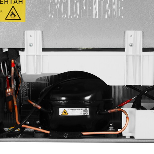 Купить Холодильник с морозильником   DEXP B4-33AMA серебристый  9245070. Характеристики, отзывы и цены в Донецке