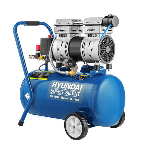 Купить Компрессор поршневой безмасляный Hyundai HYC 1824S  8160894. Характеристики, отзывы и цены в Донецке