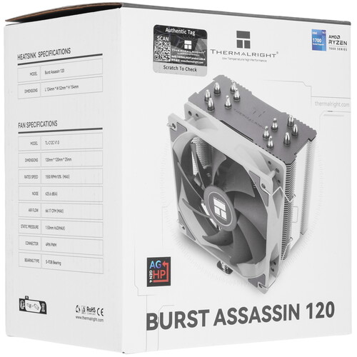 Купить Кулер для процессора Thermalright Burst Assassin 120  5615431. Характеристики, отзывы и цены в Донецке