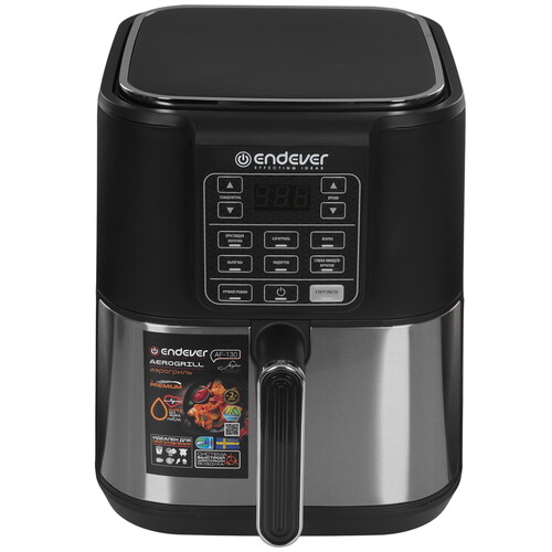 Купить Аэрогриль Endever AF-130 черный  9229151. Характеристики, отзывы и цены в Донецке