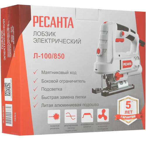 Купить Электрический лобзик Ресанта Л-100/850  8160149. Характеристики, отзывы и цены в Донецке