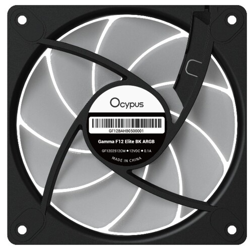 Купить Вентилятор Ocypus Gamma F12 Elite ARGB [Gamma-F12-BK1AM00E-GL] черный  5632327. Характеристики, отзывы и цены в Донецке