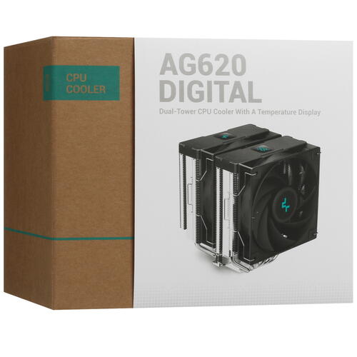 Купить Кулер для процессора DEEPCOOL AG620 DIGITAL  5435927. Характеристики, отзывы и цены в Донецке