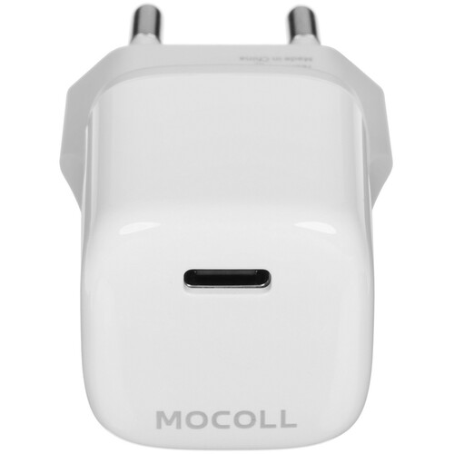 Купить Сетевое зарядное устройство MOCOLL Flash Series 20W белый  5470415. Характеристики, отзывы и цены в Донецке