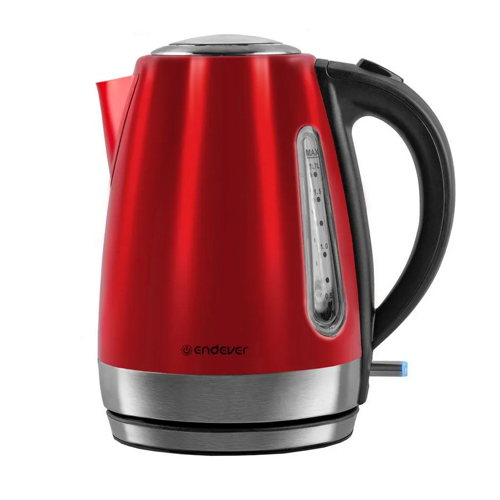 Купить Электрочайник Endever Skyline KR-234S красный  5301871. Характеристики, отзывы и цены в Донецке