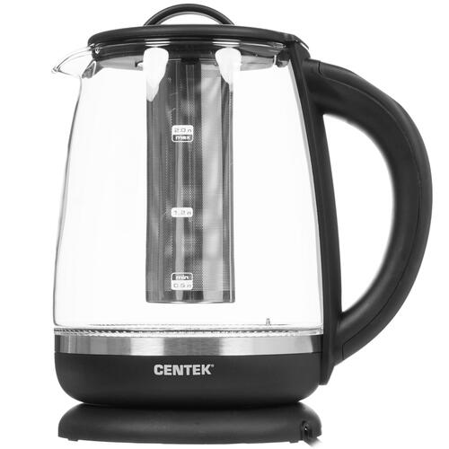 Купить Электрочайник Centek CT-0017 черный  8144184. Характеристики, отзывы и цены в Донецке