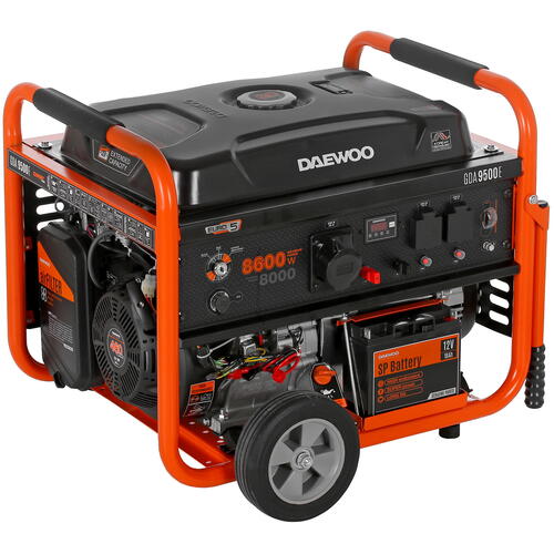 Купить Электрогенератор   бензиновый Daewoo GDA 9500E  5314074. Характеристики, отзывы и цены в Донецке