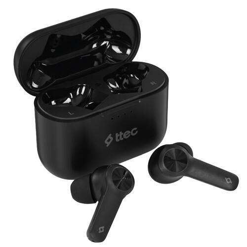 Купить Наушники TWS TTEC AirBeat Play черный  9140684. Характеристики, отзывы и цены в Донецке