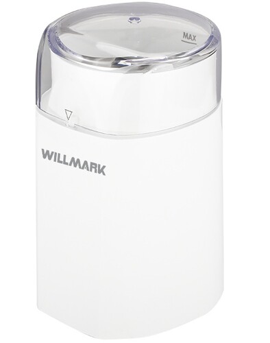 Купить Кофемолка электрическая WILLMARK WCG-215 белый  5344794. Характеристики, отзывы и цены в Донецке