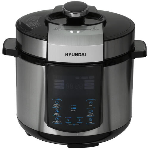 Купить Мультиварка-скороварка Hyundai HYMC-1618 серебристый  9909797. Характеристики, отзывы и цены в Донецке