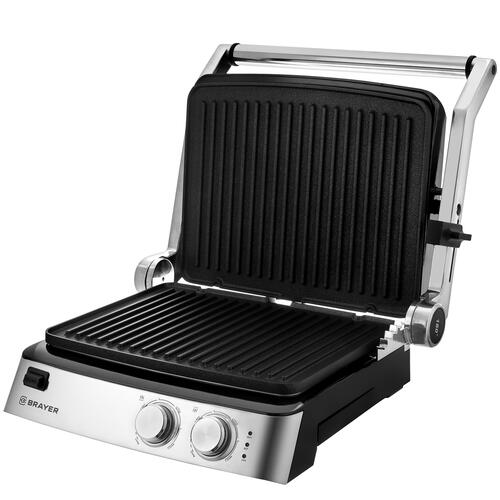 Купить Гриль Brayer BR2007 серебристый  5339611. Характеристики, отзывы и цены в Донецке
