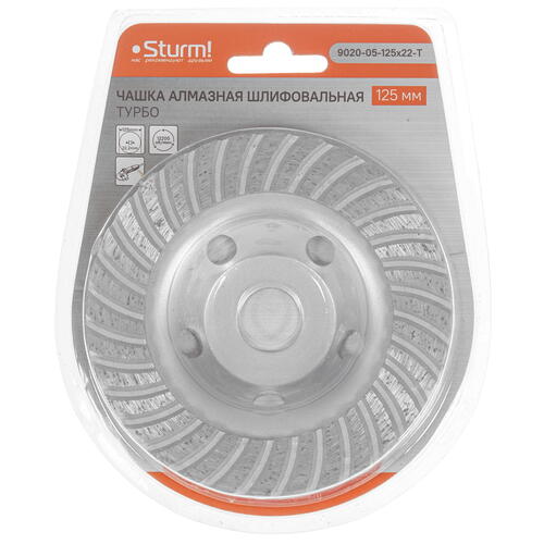 Купить Чаша алмазная Sturm! 9020-05-125x22-T  5309098. Характеристики, отзывы и цены в Донецке