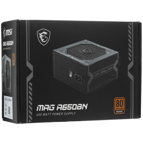 Купить Блок питания MSI MAG A650BN  4849139. Характеристики, отзывы и цены в Донецке