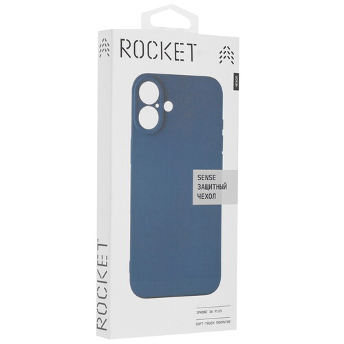 Купить Накладка  Rocket Sense для Apple iPhone 16 Plus синий  5474304. Характеристики, отзывы и цены в Донецке