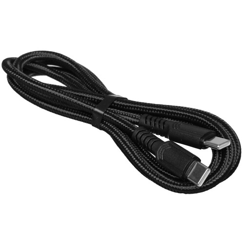 Купить Кабель круглый Borofone USB Type-C - USB Type-C черный 1 м  5635389. Характеристики, отзывы и цены в Донецке