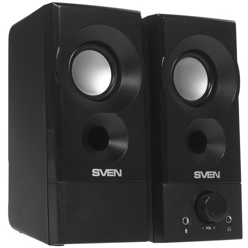 Купить Колонки SVEN 357 черный  1358881. Характеристики, отзывы и цены в Донецке