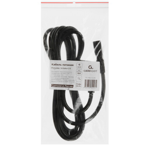 Купить Кабель питания Cablexpert IEC C13 - CEE 7/7  5607773. Характеристики, отзывы и цены в Донецке