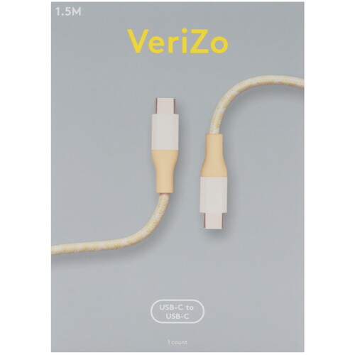 Купить Кабель круглый Verizo USB Type-C - USB Type-C золотистый 1.5 м  5497261. Характеристики, отзывы и цены в Донецке