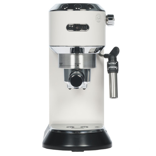Купить Кофеварка рожковая DeLonghi Dedica EC 685.W белый  8111357. Характеристики, отзывы и цены в Донецке