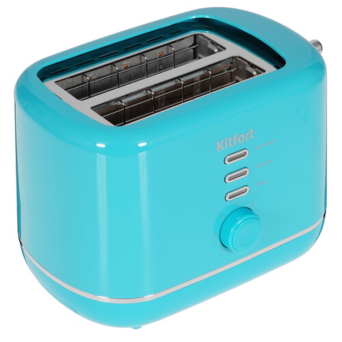 Купить Тостер Kitfort KT-2050-3 голубой  5343954. Характеристики, отзывы и цены в Донецке