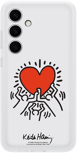 Купить Накладка  Samsung Flipsuit Case для Samsung Galaxy S24+ белый/красный  5459878. Характеристики, отзывы и цены в Донецке