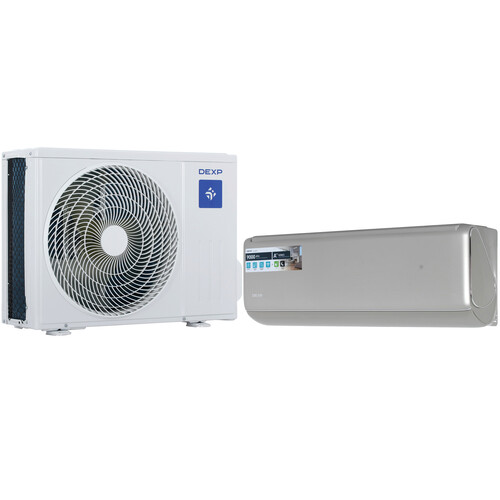 Купить Кондиционер настенный сплит-система DEXP AC- LU9INV бежевый  9186329. Характеристики, отзывы и цены в Донецке