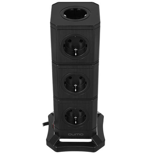 Купить Сетевой фильтр QUMO Power Block System PD1+2 12SP5U (P-0003) черный  5416308. Характеристики, отзывы и цены в Донецке
