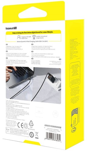 Купить Кабель круглый Baseus USB Type-C - USB Type-C черный 2 м  5627602. Характеристики, отзывы и цены в Донецке