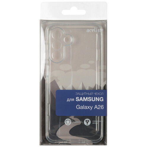 Купить Накладка  Aceline Silicone для Samsung Galaxy A26 прозрачный  5623297. Характеристики, отзывы и цены в Донецке
