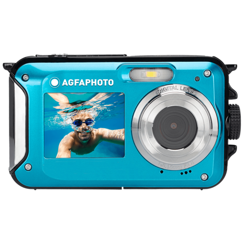 Купить Компактный фотоаппарат AgfaPhoto Realyshot WP8000 голубой  5468003. Характеристики, отзывы и цены в Донецке