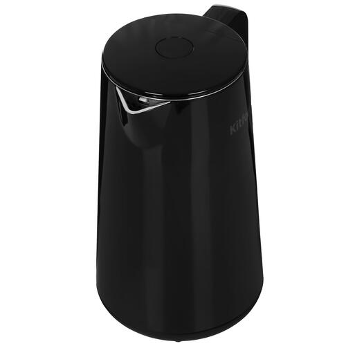 Купить Электрочайник Kitfort KT-6186 черный  9035403. Характеристики, отзывы и цены в Донецке