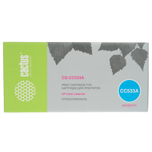 Купить Картридж лазерный Cactus CS-CC533A пурпурный, с чипом  7939280. Характеристики, отзывы и цены в Донецке