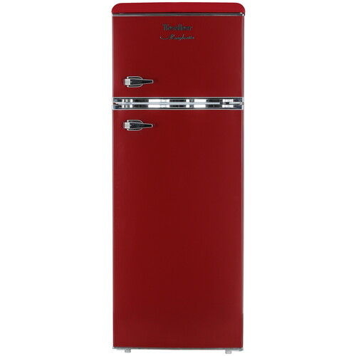 Купить Холодильник с морозильником   Tesler RT-217 красный  9115137. Характеристики, отзывы и цены в Донецке