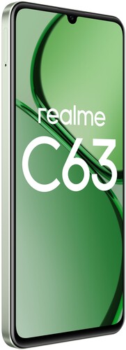 Купить 6.74" Смартфон realme C63 256 ГБ зеленый  5487651. Характеристики, отзывы и цены в Донецке