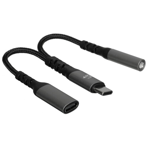 Купить Кабель   FIERO USB Type-C - jack 3.5 мм, USB Type-C  9260320. Характеристики, отзывы и цены в Донецке