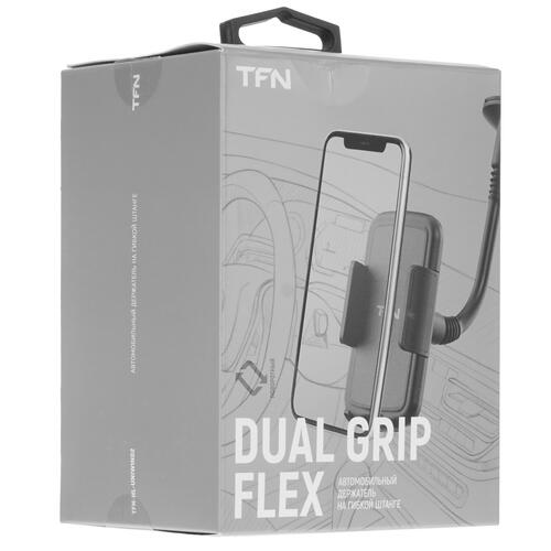 Купить Держатель автомобильный TFN Dual Grip Flex черный  5016679. Характеристики, отзывы и цены в Донецке