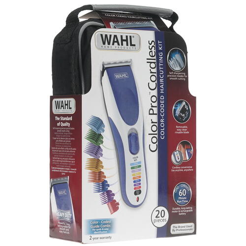 Машинка для стрижки Wahl ColorPro Cordless синий/белый Купить Машинка для стрижки Wahl ColorPro Cordless синий/белый  8143115. Характеристики, отзывы и цены в Донецке
