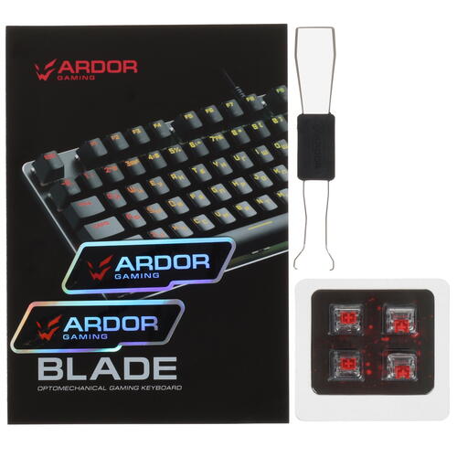 Купить Клавиатура  проводная ARDOR GAMING Blade Optical  5068243. Характеристики, отзывы и цены в Донецке