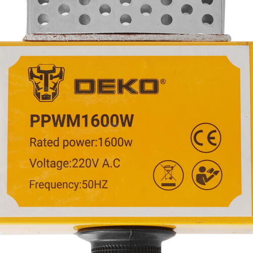 Купить Сварочный аппарат для полипропиленовых труб DEKO PPWM1600W  5445700. Характеристики, отзывы и цены в Донецке