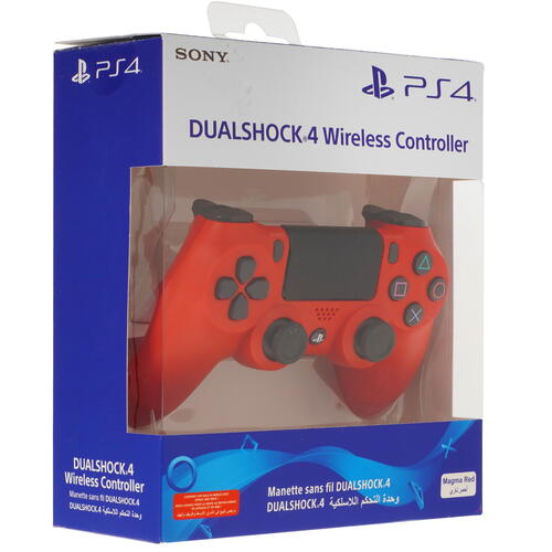 Купить Геймпад беспроводной/проводной Sony PlayStation DualShock 4 (Ver.2) красный  5044050. Характеристики, отзывы и цены в Донецке