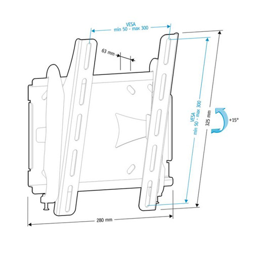 Купить Кронштейн для ТВ Strong STR-T4241 черный  1340581. Характеристики, отзывы и цены в Донецке